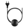 Béžovo-hnědá stojací lampa Tiffany Silvia - 91*50*200 cm E27/max 3*60W