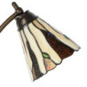 Béžovo-hnědá stolní lampa Tiffany Titto - Ø 27*51 cm E14/max 1*40W
