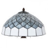 Béžová stolní lampa Tiffany Elegantico - Ø 40*58 cm