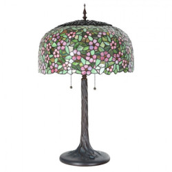 Barevná stolní lampa Tiffany Flower Garden - Ø 46*72cm