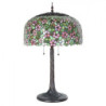 Barevná stolní lampa Tiffany Flower Garden - Ø 46*72cm