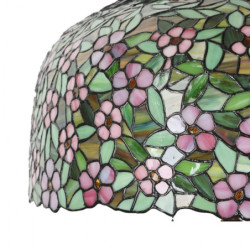 Barevná stolní lampa Tiffany Flower Garden - Ø 46*72cm