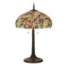 Barevná stolní lampa Tiffany Flower Color Garden - Ø 46*72cm