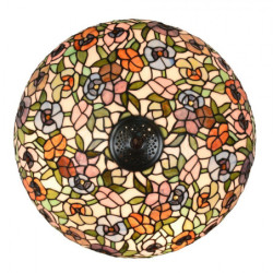 Barevná stolní lampa Tiffany Flower Color Garden - Ø 46*72cm