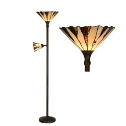 Stojací lampa Tiffany Doriane - Ø 38*178 cm