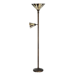Stojací lampa Tiffany Doriane - Ø 38*178 cm