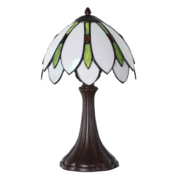 Stolní lampa Tiffany Gema - Ø 25x42 cm E14/max 1x40W