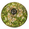 Závěsné zelené svítidlo Tiffany Tremblay - Ø 50x135 cm