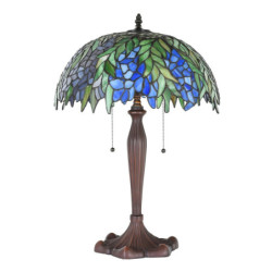 Stolní lampa Tiffany lampa Rousse - Ø 41x60 cm E27/max 2x60W