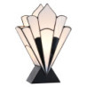 Stolní lampa Tiffany ve vějířovitém tvaru Barea antik - 36*3*21 cm