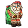 Stolní Tiffany lampa Santa Claus - 17*11*22 cm / E14/max. 1x25W