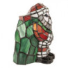 Stolní Tiffany lampa Santa Claus - 17*11*22 cm / E14/max. 1x25W