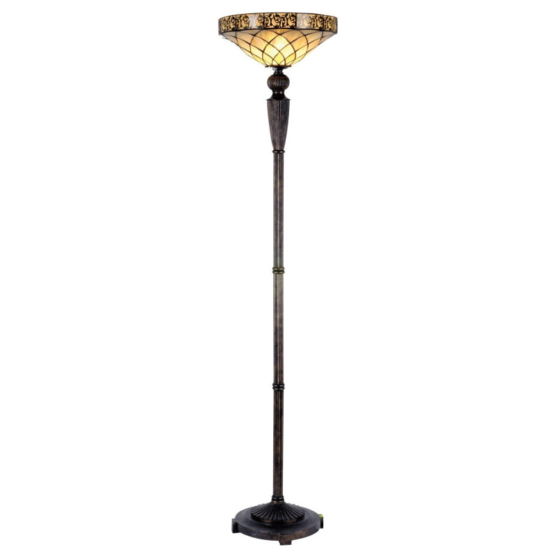 Stojací lampa Tiffany- 	Ø 41*179 cm 1x E27 / max