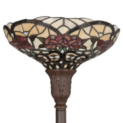Stojací lampa Tiffany - Ø 35*180 cm / E27 / Max. 1x 60 Watt