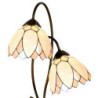 Stolní Tiffany lampa Flowers - Ø 33*61 cm