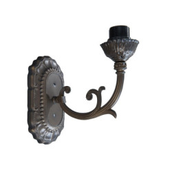 Nástěnná lampa Tiffany bez stínítka -12*22*22 cm / E27/40W