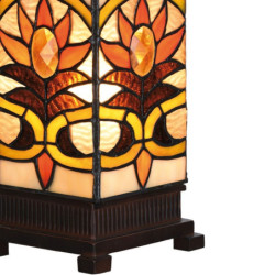 Stolní lampa Tiffany Fleur - 12*35 cm 1x E14 / Max 40W