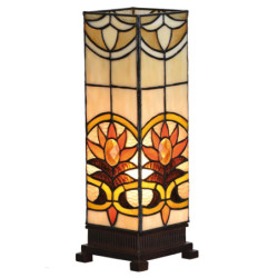 Stolní lampa Tiffany Fleur - 12*35 cm 1x E14 / Max 40W