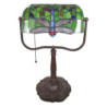 Stolní Tiffany lampa Libellule - 25*25*42 cm E27/max 1*60W