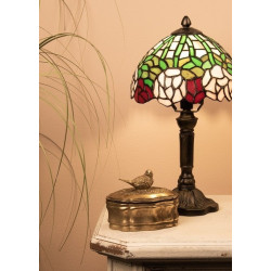 Stolní Tiffany lampa Fantina - Ø  21*39 cm