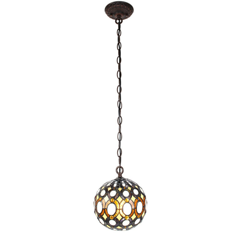 Závěsné svítidlo Tiffany Gulia - Ø 20*116 cm E14/max 1*25W