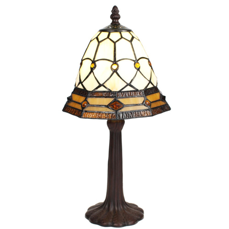 Stolní lampa Tiffany Juliana - Ø 21x39 cm E14/max 1x25W