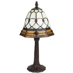 Stolní lampa Tiffany Juliana - Ø 21x39 cm E14/max 1x25W