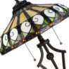 Stolní lampa Tiffany Ellegant - Ø 41*64 cm/ E27/max 2*60W