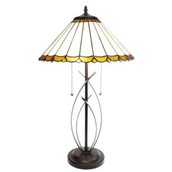 Stolní lampa Tiffany Elegant - 41*69 cm E27/max 2*60W