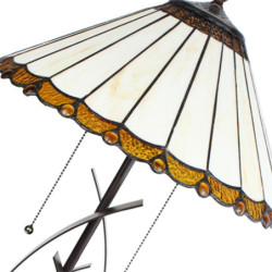 Stolní lampa Tiffany Elegant - 41*69 cm E27/max 2*60W