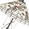 Stolní lampa Tiffany White Dragonfly - 41x69 cm E27/max 2x40W